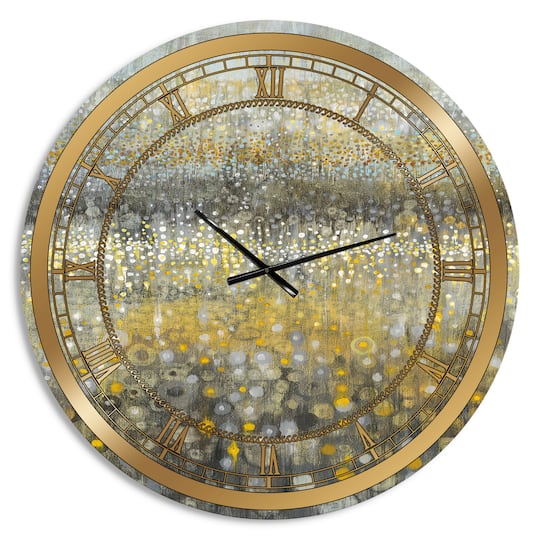 Designart Glam Abstract II Wall Clock